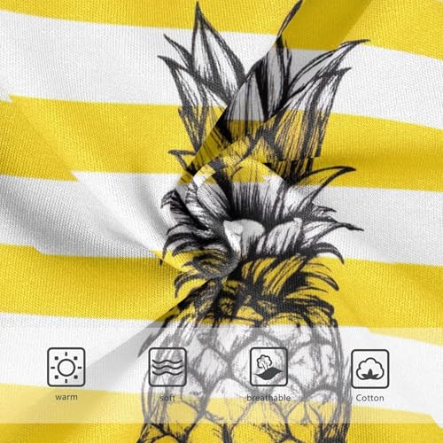 Pineapples Stripe Panties Little Girl Toddlers Underwear Floral Cotton Artistic Undies Kids Briefs 2t3