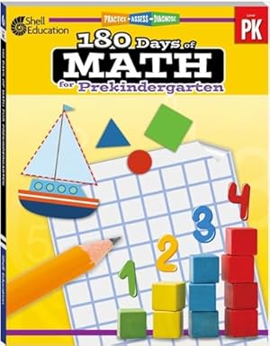 Book cover 180 Days™: Math for Prekindergarten: Practice, Assess, Diagnose (180 Days of Practice)