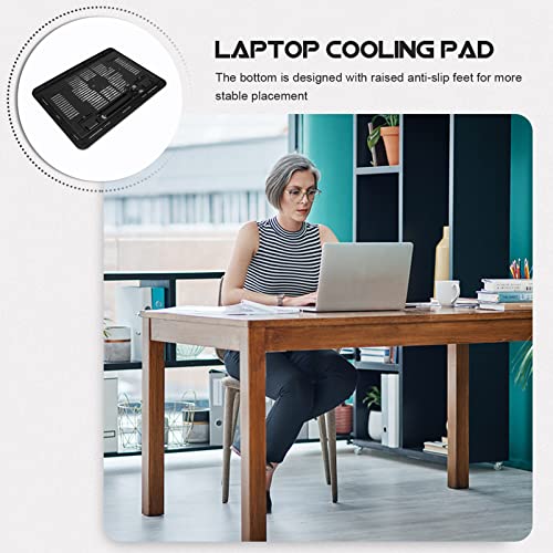 Base de refrigeración para laptop POPETPOP negra miniatura 3