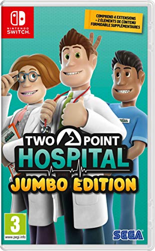 Two Point Hospital Jumbo Edition Switch jeu vidéo de stratégie et gestion de clinique