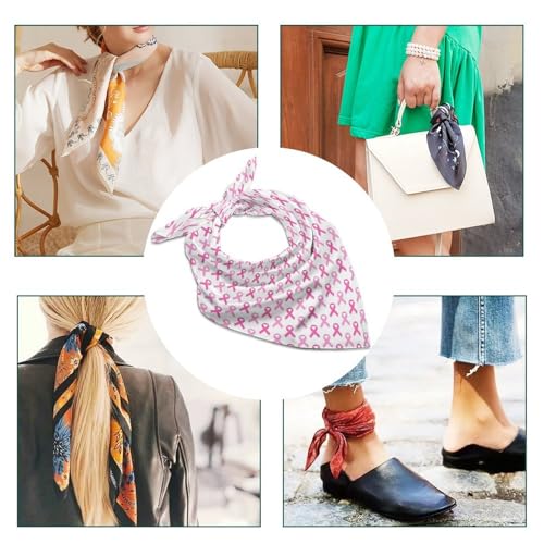 OBLUE Cute Owl Coffee Moods Silk Scarf Multifunctional Square Hair Scarfs Women Fashion Neck Scarves Wristband4