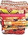 RAJORA ENT US Indian Wholesale Handmade Cotton Kantha Quilts Vintage Bed Cover Throw Blanket Reversible Tribal Boho Bedding Bedspread Twin Size 54x84 Inches Multicolor Patchwork