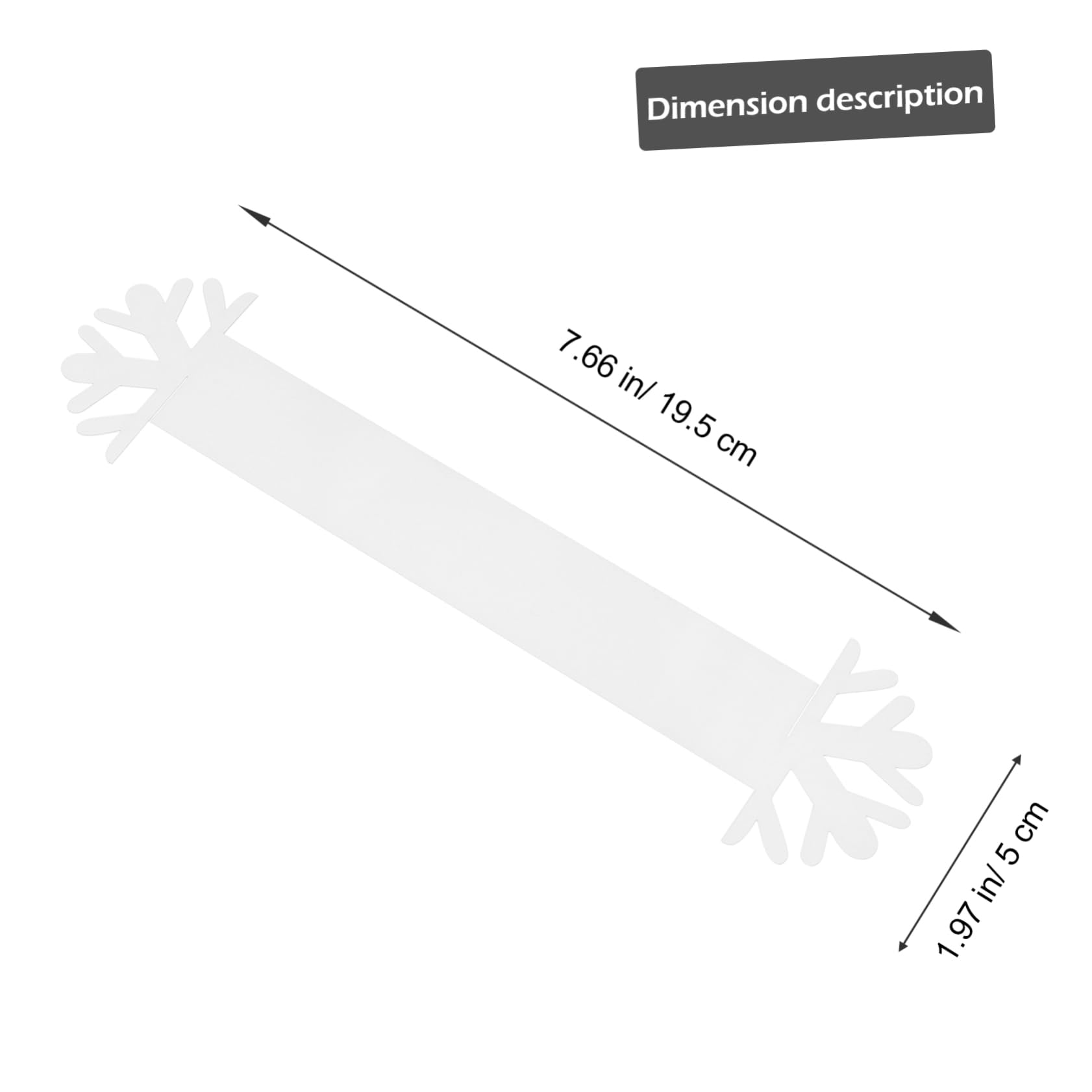 TOPBATHY 160 STK Serviettenring weihnachtliche tischdeko tischdekoration Weihnachten Serviettenschnallen für Hochzeiten Schneeflocken-Serviettenhalter Weihnachtsbedarf Weihnachtsdekoration