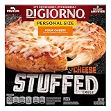 DIGIORNO Frozen Pizza - Frozen Four Cheese Pizza - 8.5 oz Personal Pizza - Stuffed Crust Pizza