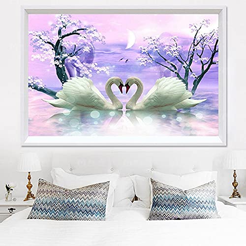 Broderie diamond painting complet grand format cristal de 40x100