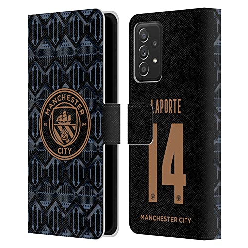 Manchester City etui cuir Galaxy A52 housse clapet protection portable