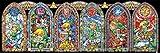 Material: Papier Die Legende von Zelda \'Glasmalerei\' Slim Poster,30 x 91.5 cm
