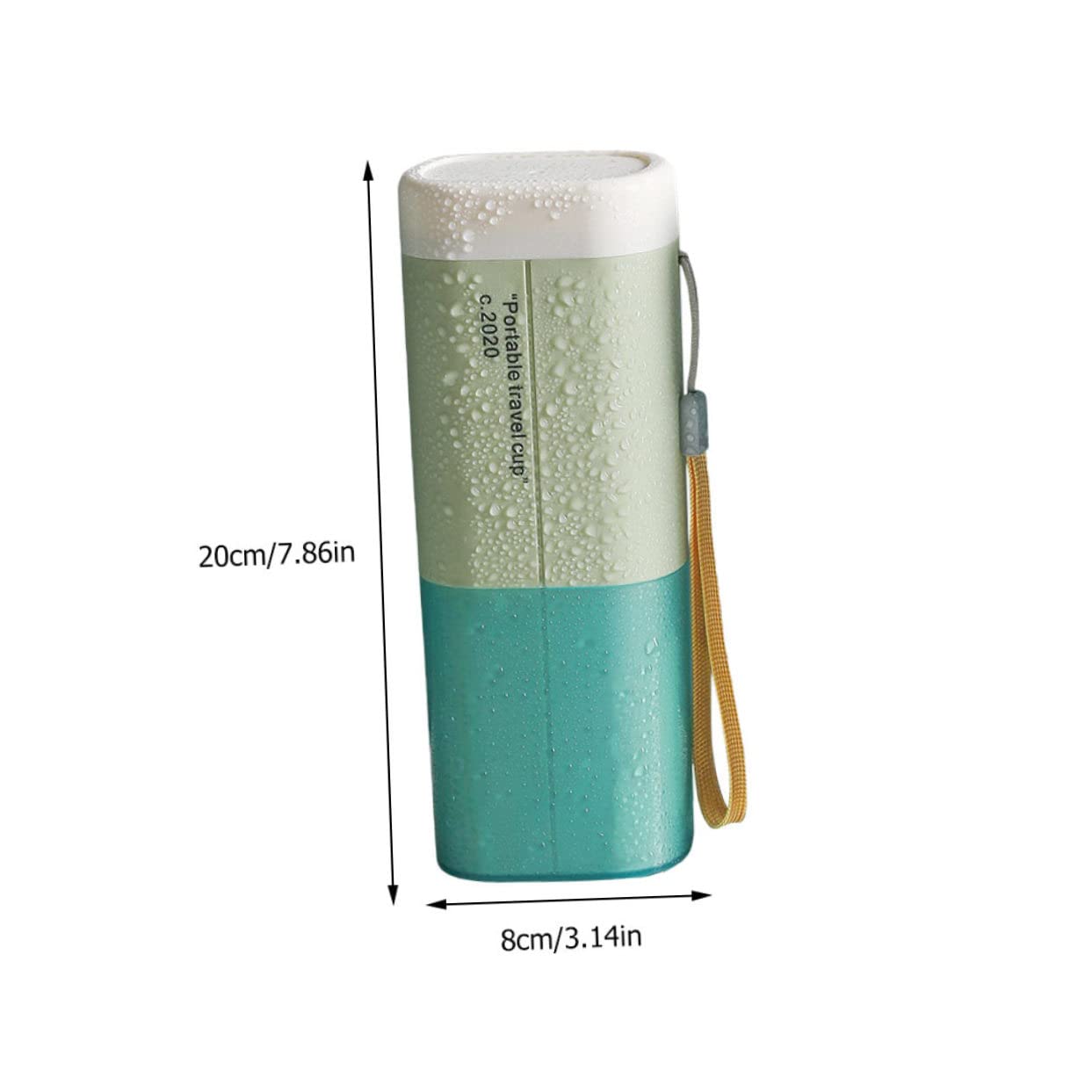 3pezzi Porta Spazzolino e Dentifricio da Viaggio di Bicchieri Organizer per Accessori da Bagno Design Compatto e Leggero per Risparmiare Spazio in Bagagli e Borse