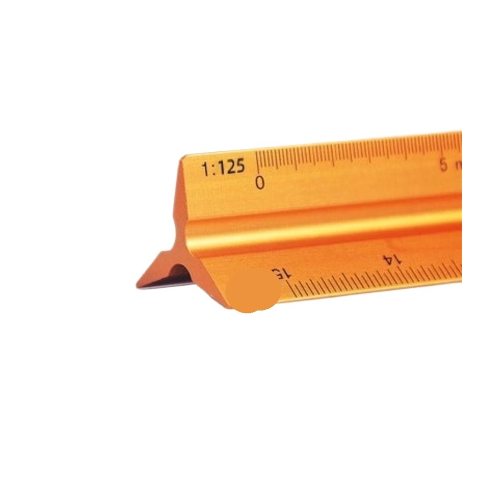 Aywtiun 06 Aluminum Alloy Architectural Scale Ruler Aluminum Alloy Triangular Scale Ruler Technical Measuring 15Cm 30Cm Metal Stationery(06 Aluminum Alloy)