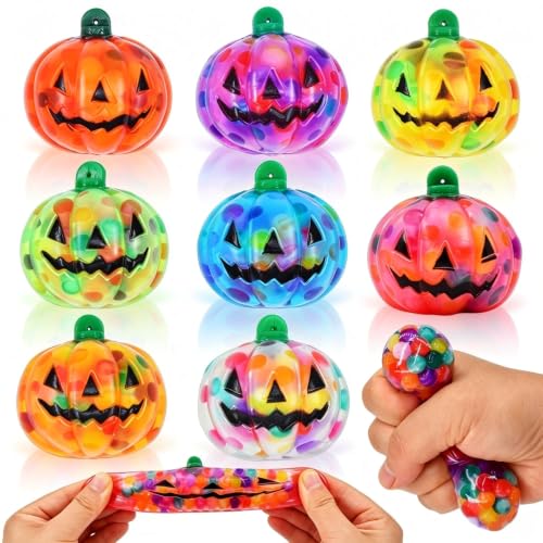 Cenmeytoy 8 Pack Halloween Pumpkin Stress...