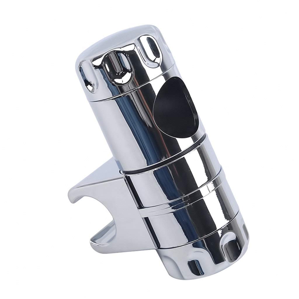 ABS Chromowany uchwyt prysznicowy Regulowany 22-25MM Uchwyt prysznicowy do łazienki Stojak Suwak Akcesoria do baterii łazienkowych Prysznic (Kolor: 25mm) (24mm)