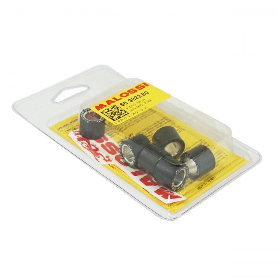 Kit 6 Galets Rouleaux Variateur Sifam - Pour Scooter Peugeot Kisbee 2T 2010-2019 - 16x13 Mm 9g