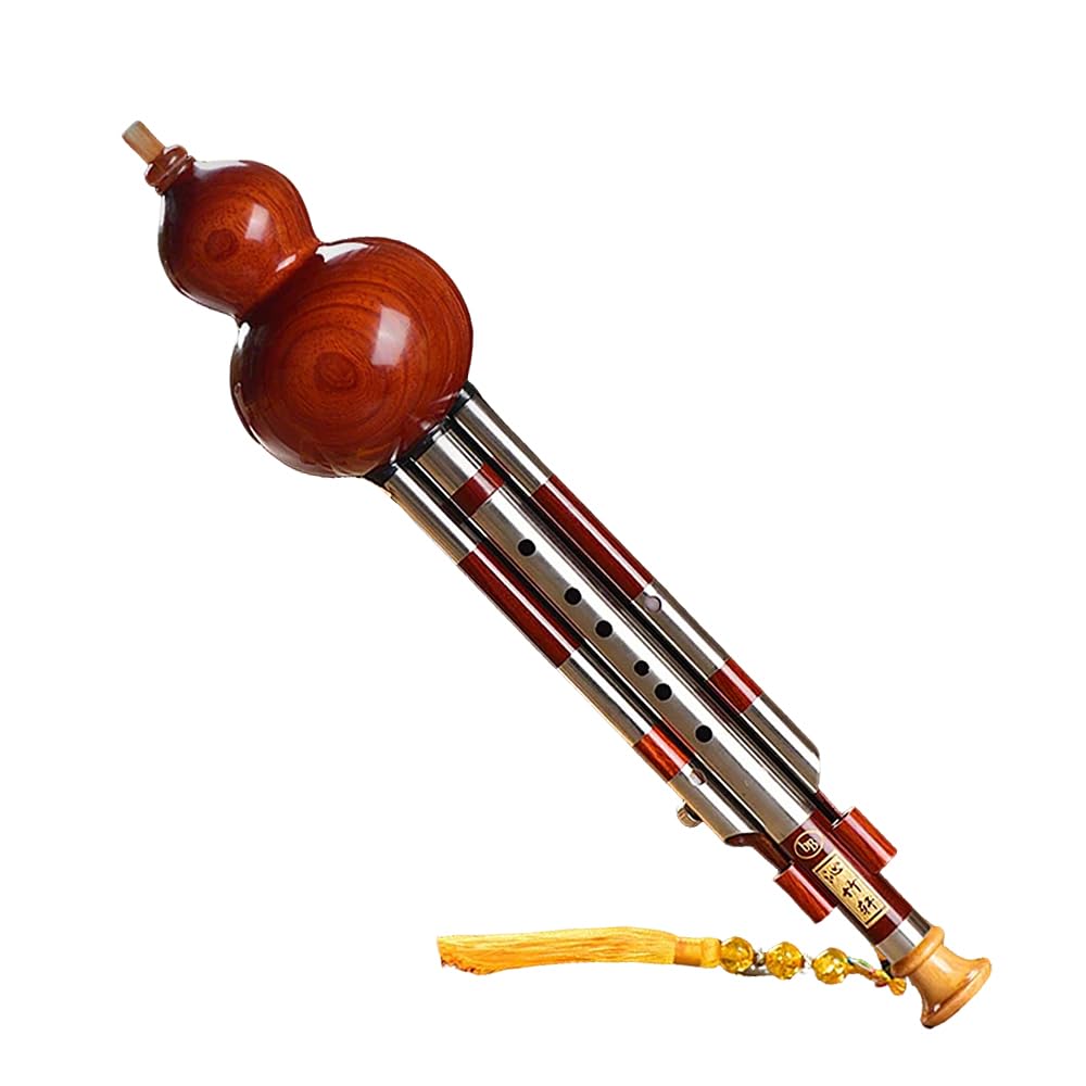 Flauto Di Zucca in Legno Di Sandalo Rosso, Adatto Per L'insegnamento, Esami, Spettacoli Bandistici, Include Scatola Di Immagazzinaggio,B flat#