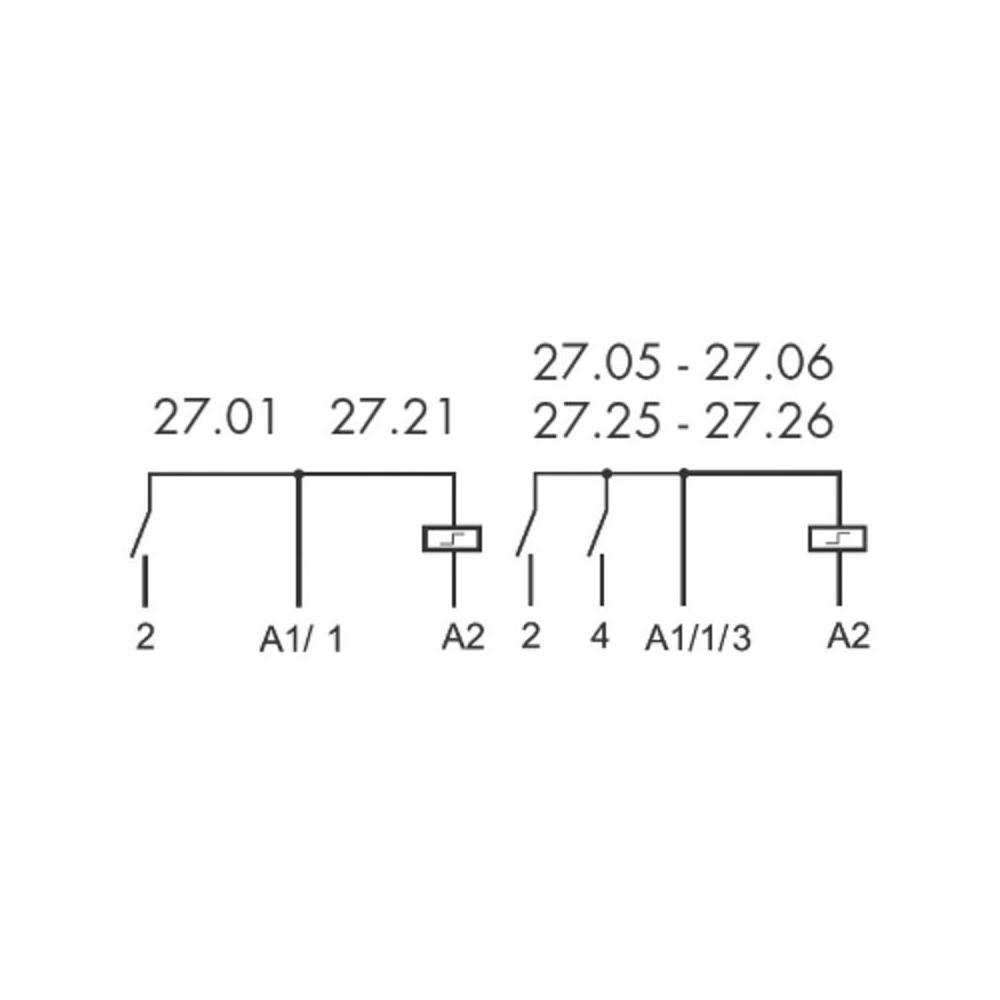 finder Télérupteur pour encastrement 27.21.8.230.0000 1 NO (T) 230 V/AC 10 A 2300 VA 1 pc(s)