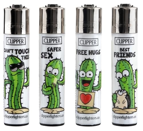 Encendedor Clipper 4 Pack Kaktus miniatura 1