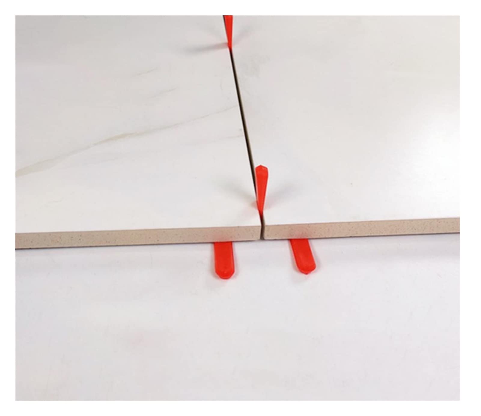 sistema di livellamento piastrelle, 100 cunei livellanti distanziatori for piastrelle for installazione di pavimenti e pareti - Perfetti for uso fai da te professionale