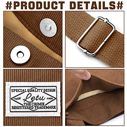 Binsuns Corduroy Tote Bag For Women Small Satchel Bag Mini Tote Bag Aesthetic Crossbody Bag Handbag - School Work Travel Shopping(Brown) #TOP5