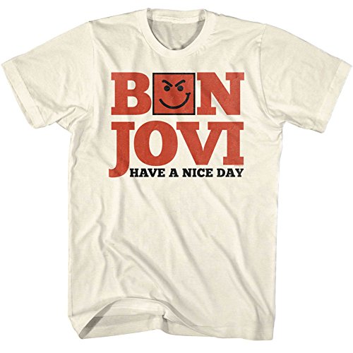 Amazon.com: Bon Jovi Rock Band Have A Nice Day Natural Adult T