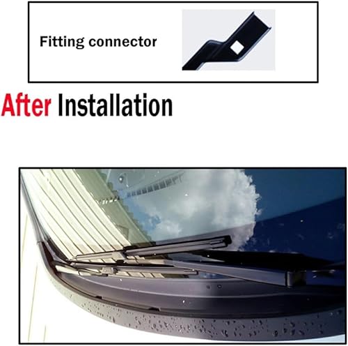 Miniatura 2 de Juego de 3 limpiaparabrisas delantero y trasero compatible con Peugeot 508 SW MK1 2010-2018 26 + 12 pulgadas