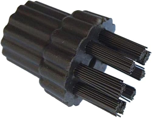 DOITOOL Boquilla de cepillo limpiador, 5 piezas de cabezales de cepillo limpiador de vapor, boquilla de limpiador de vapor, cepillo de repuesto de