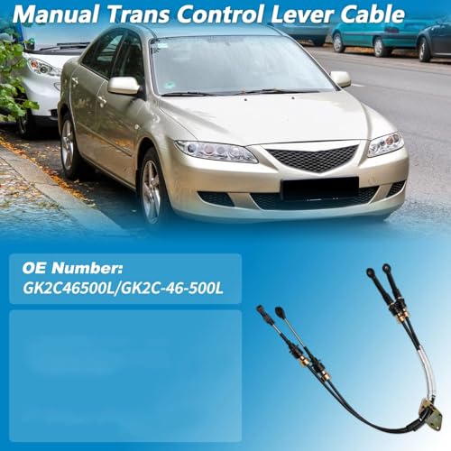 Cable de cambio de marchas para transmisión manual Mazda 6 2.3L y 3.0L de 2003 a 2008 4