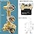 HOMEDEC (Upgrade) Shower Body Sprays System, 16Inch Ceiling LED Rain Shower Thermostatic Faucet Set, Body Jets with Flow Adjust Switch, Chrome