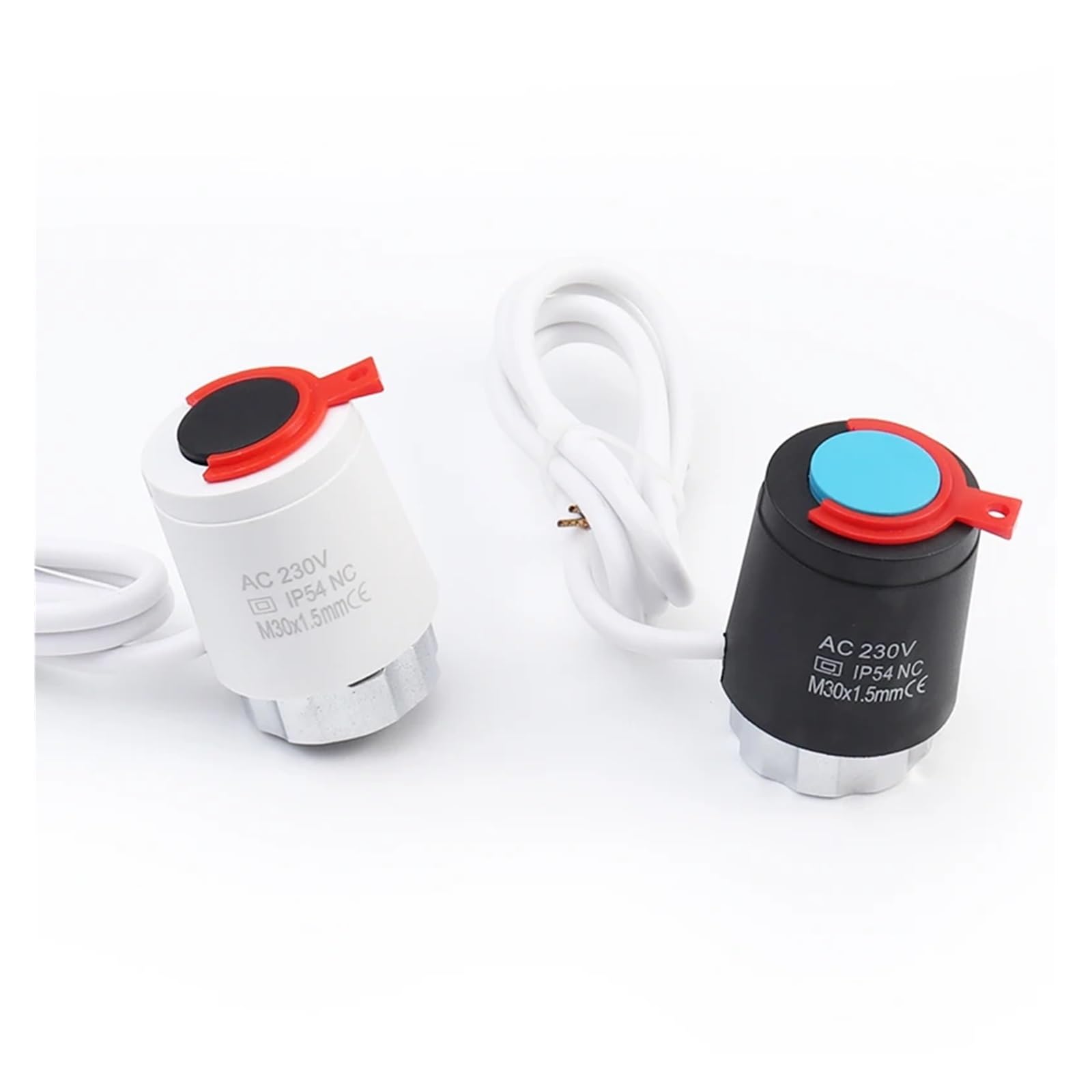 Chauffage au sol régulé avec têtes thermostatiques M30 230V