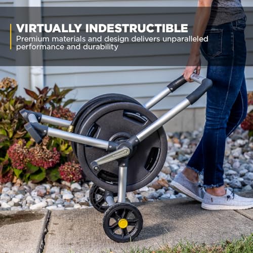 Gorilla 200’ Aluminum Zero-Rust Upright Hose Reel