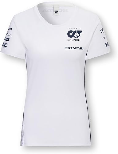 Red Bull Camiseta Scuderia AlphaTauri F1 2023 Equipo Mujer Blanco, Blanco Red Bull Camiseta Scuderia AlphaTauri F1 2023 Equipo Mujer Blanco, Blanco