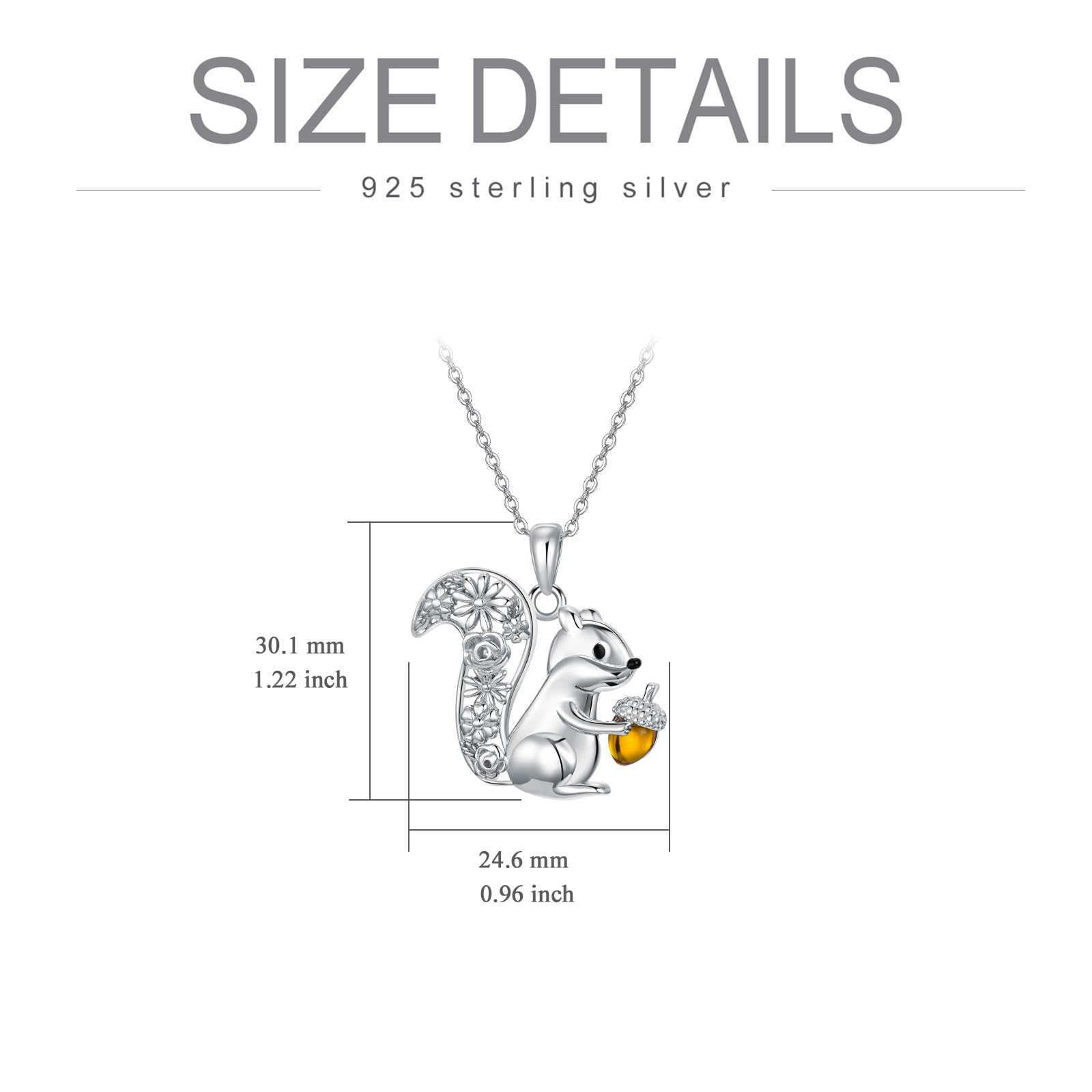 ONEFINITY Kolibri/Panda/Eule/Eichhörnchen/Pfau/Waschbär Kette 925 Sterling Sliver Tier Anhänger Kolibri Schmuck Geschenk für Damen