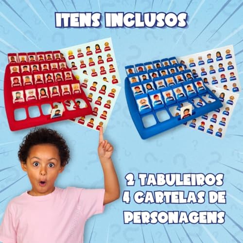 Jogo Quem Sou Eu Cara A Criança Infantil Brinquedo Jogos De Mesa e Tabuleiro Para Menino e Menina 5
