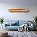 Surfboard Longboard Wall Decoration Décor - Hangs Vertical or Horizontal – Glossy Surface Like a Real Surfboard – Beach House, Coastal Living, Tropical Beach Theme – 66 inches Long Darkwood