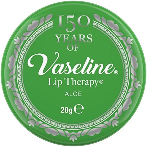 Xshows Vaseline Lip Therapy Petroleum Jelly 20g ALOE VERA x 6 Tins 20 g Pack of 6