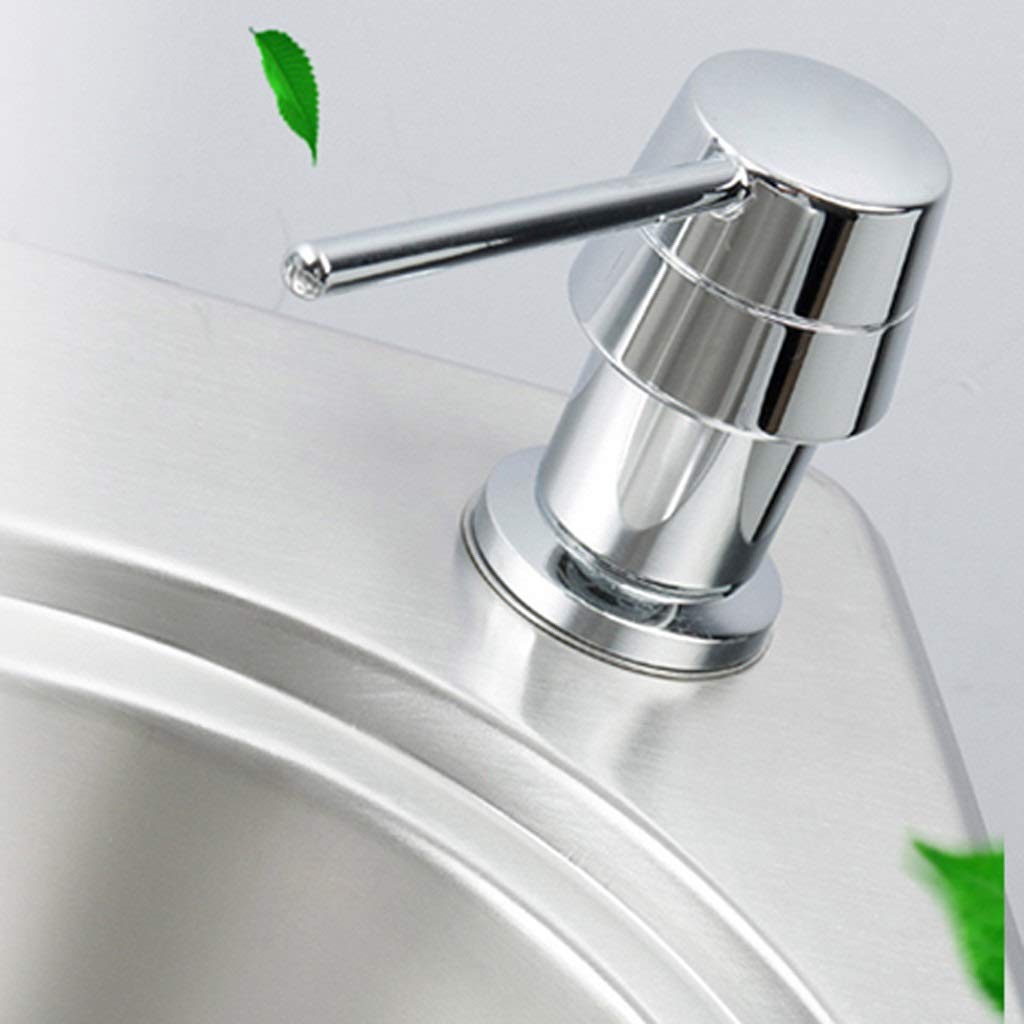 NYKK Dosificador de jabón Dispensador de jabón for Fregadero de Cocina Depósito de detergente de Gran Capacidad Dispensador de jabón de Cobre dispensador de jabón