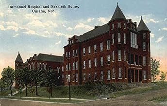 Immanuel Hospital and Nazareth Home Omaha, Nebraska NE Original Antique Postcard