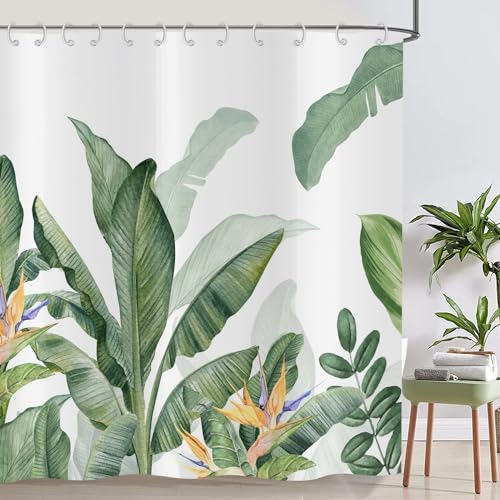ASDCXZ Leaves Shower Curtain 180x180 cm - Image 3