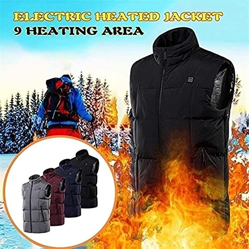 Chaqueta con calefacción para senderismo y moto MU con 3 niveles térmicos en talla L 7