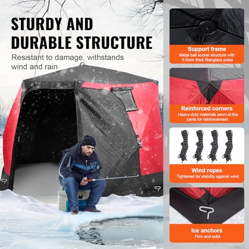 VEVOR 4-6 Person Ice Tent