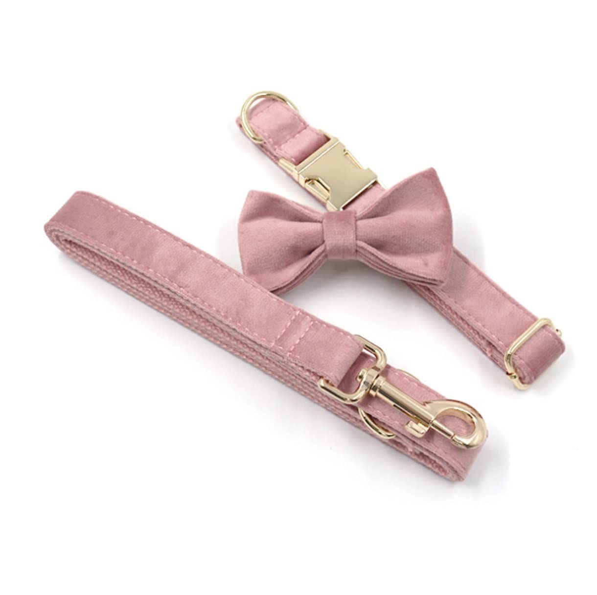 Morbido Guinzaglio Per Cani Guinzaglio per collare per animali domestici con fibbia in oro rosa Collare per collana confortevole Forniture per per cani morbido Antiscivolo Flexi(31-41cm)