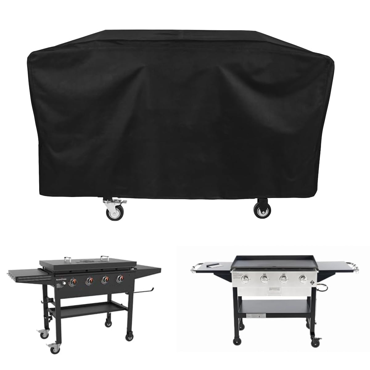 Griddle Cover for Member's Mark for Blackstone 36 inch Gas Griddle, Grill Cover for 4-Burner Outdoor Flat Top, Combo Series, Compatible with Weber, Char-Broil, Nexgrill, 75 * 28 * 46 Inch Extra Large