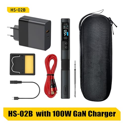 Fer à souder avec veille automatique HS-02 station portable 100W
