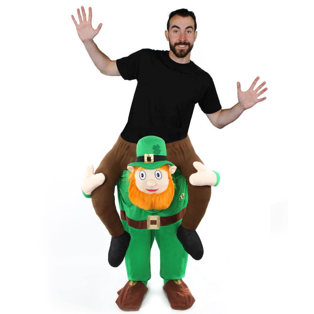 Irish Fancy Dress Costume - Adults Pick Me Up Novelty Irishman Costume Irish Ireland Leprechaun St Patricks Day