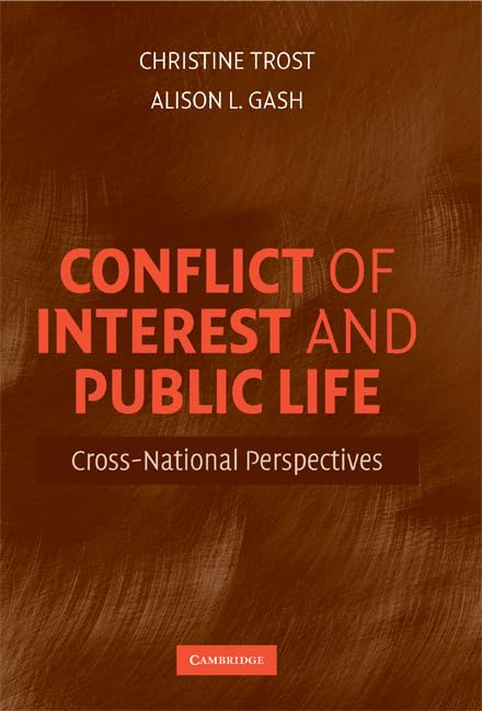 Conflict Of Interest And Public Life: Cross-National Perspectives