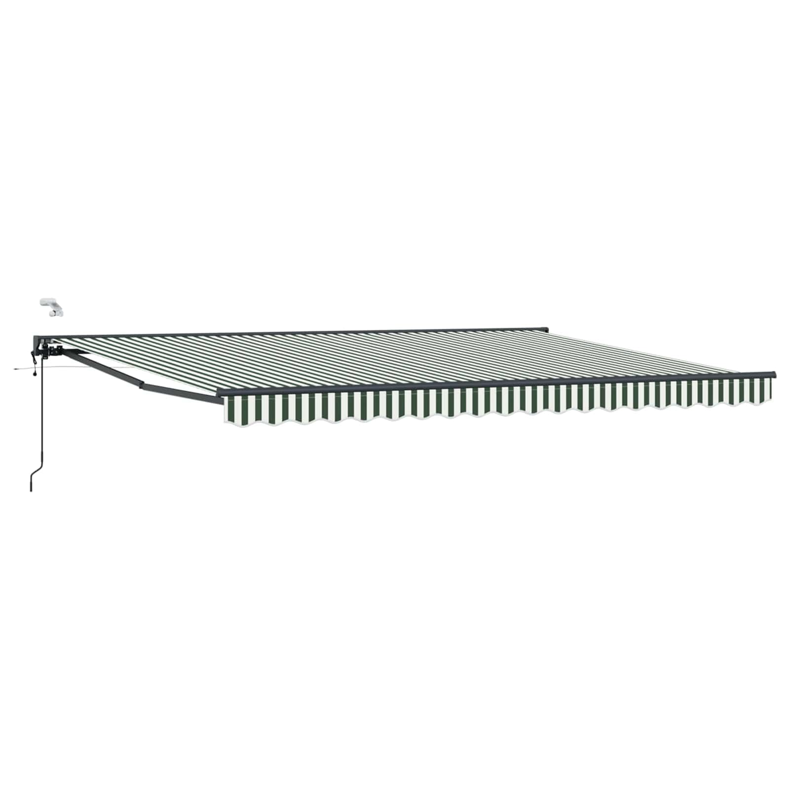 Tenda da sole 5 x 3 m, semi-cassettata, resistente alle intemperie, in poliestere con rivestimento in PU, telaio antracite, per giardino e terrazza