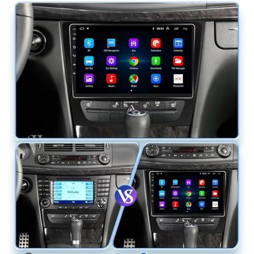 Navegación GPS para Benz W219 estéreo Android Auto Wireless con Bluetooth WiFi FM 2