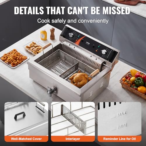 Large Capacity Deep Fryer