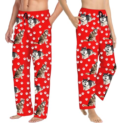Personalized Pajamas Pants, Custom Pajama Pants for Women, Custom Pet Pajamas, Christmas Gifts for Men Her Him2