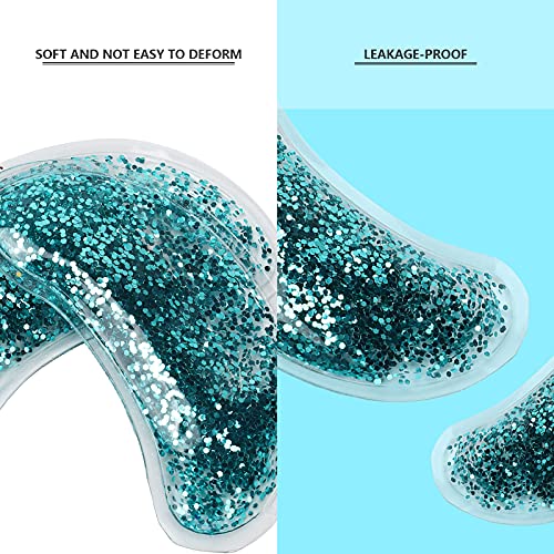 Oogtherapie Gel Packs, Spa Ice Pack voor Ogen Gel Ice Pack Eye Gel Ice Pack voor Vrouwen voor Donkere Kringen voor Ogen… - Afbeelding 7