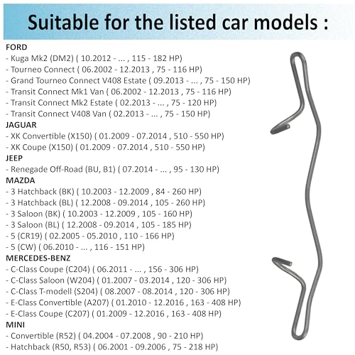 AERZETIX - C70711 - Feder , Bremssattel - kompatibel mit Citroën Peugeot Audi Ford Mazda Jeep Mercedes-Benz Nissan Opel Renault Saab Toyota Volvo Vw Alfa-Romeo - OE-Nummern 8V0 615 269