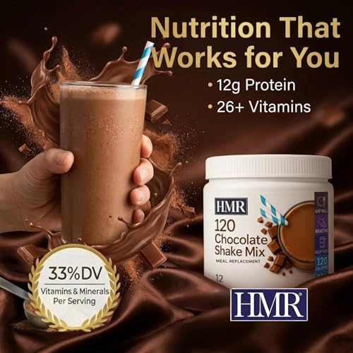 Image of HMR 120 Chocolate & Vanilla Meal Replacement Shake Mix, 2 Pack